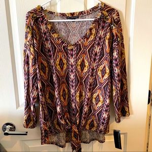 NWT, XL long sleeve blouse